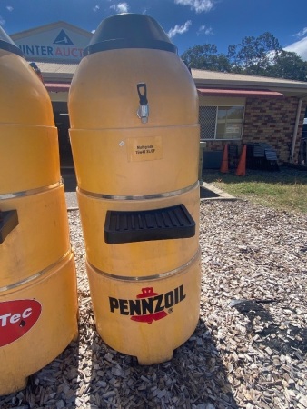 Large Industrial Sized Pennzoil Oil Container