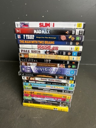 Assorted DVD's