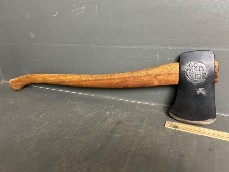 Debossed VAN CAMP USA Axe - 4 1/2in cut