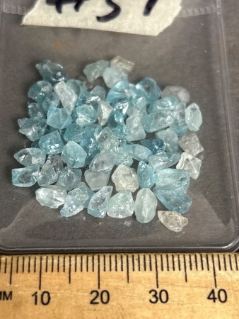 50 carats BLUE ZIRCON uncut roughfrom Cambodia