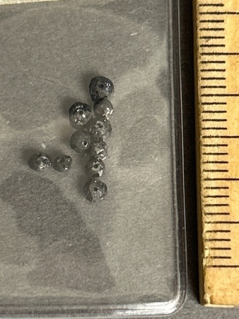 One carat BLACK DIAMOND Gemstone Beads