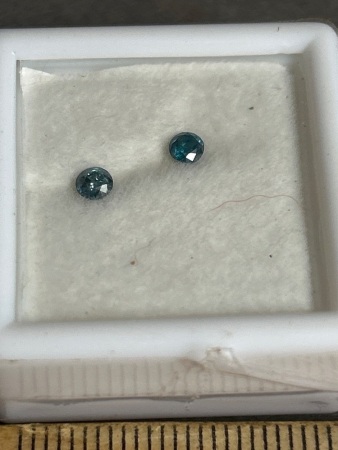 0.21 carat Blue DIAMOND Gemstones