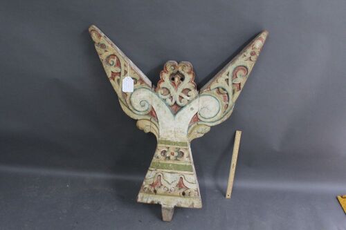 Vintage Goddess Totem for Mast of Native Proa from Madura Island c1950's