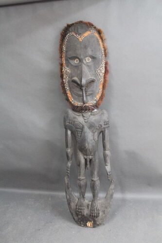 XL Cult Hook, Human Form from Sepik River As Is c1960's