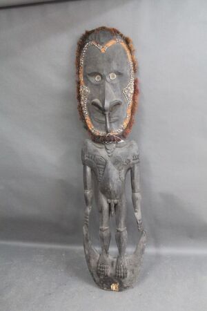 XL Cult Hook, Human Form from Sepik River As Is c1960's