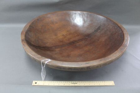 Huge 19th Century Hardwood Feast Bowl from Sumatra