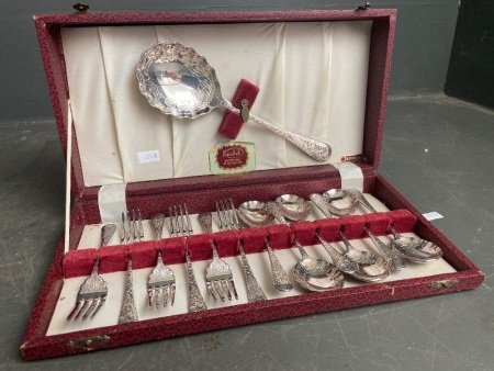 Rodd Silver Plated Cake/Dessert Cutlery Set