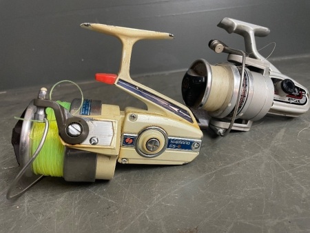 2 Vintage Fishing Reels - Shimano GS6 and Daiwa 250X