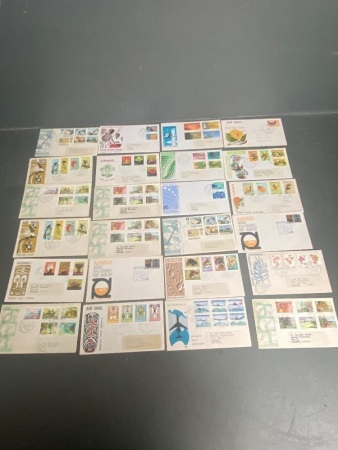 24 P.N.G First Day Covers