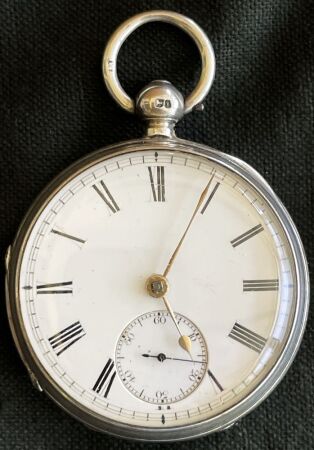 Silver Cased Fusee Pocket Watch