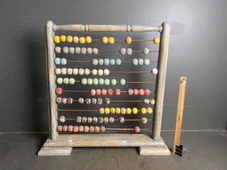 Giant Vintage Abacus Slide Rule