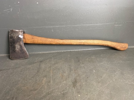 Vintage Wiebelhaus (Germany)  4.5lb Axe - 4 3/4in cut - stamped with an early version of the maker's stamp