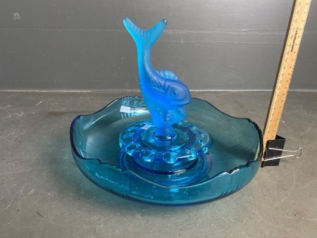 Blue Fish Float Bowl