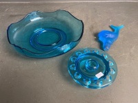 Blue Fish Float Bowl - 3