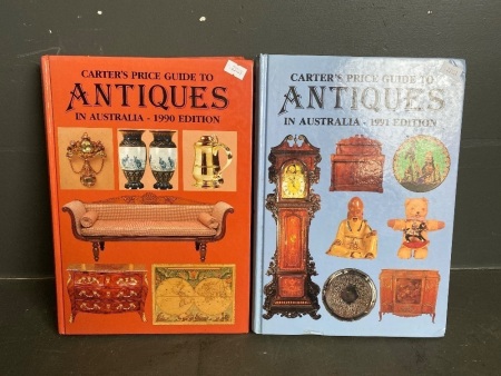 2 Carters Antiques Price Guide Books