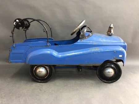 c1950's Fire Department Jet Flow Drive N.287 Pedal Car Fire Engine