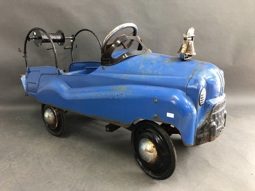 c1950's Fire Department Jet Flow Drive N.287 Pedal Car Fire Engine