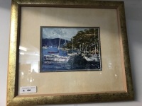 Framed Oil Painting - Pittwater - By Bill Offord