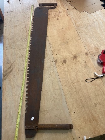 Vintage crosscut saw