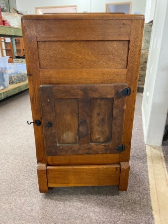 Vintage Wooden Ice Box