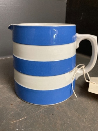 T G Green Blue & White Jug