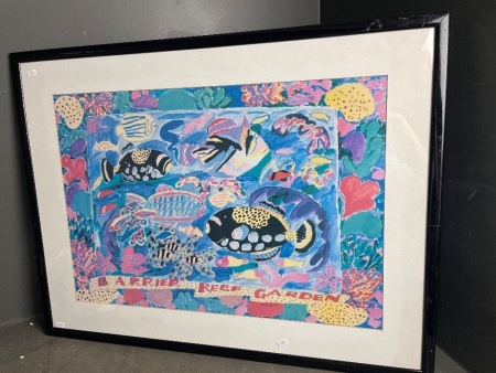 Ken Done Marrier Reef Garden Lithograph