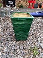 Large Green Ceramic Pot