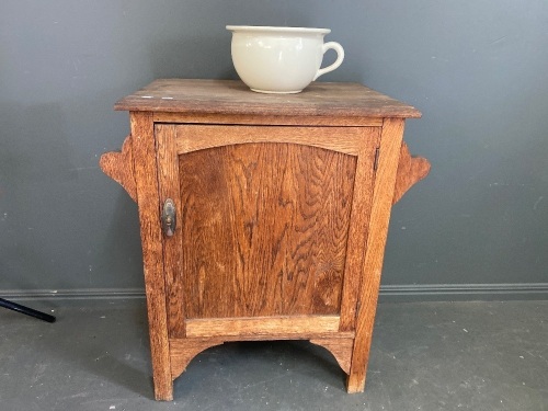 Wash Stand and Ceramic Comode Bowl