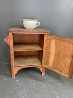 Wash Stand and Ceramic Comode Bowl - 2