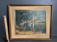 Oil on Board Wonga Park by Marjorie Currie