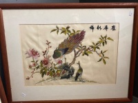 Two Asian Style Stitched Art Works - 3