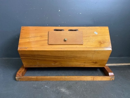 Vintage Wooden Bingo/ Raffle Barrel