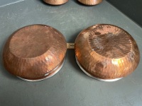 Indian Copper Serveware Bowls - 2