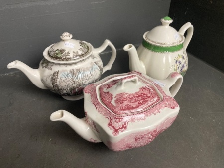 3 Modern Teapots