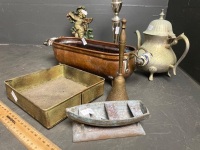 Mixed Brass & Copper Set - 4