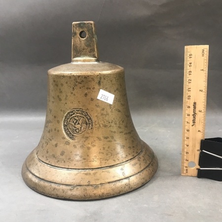 Cast Bronze Ships Bell Marked 1839