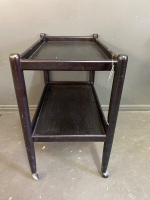 Circa 1920 Silky Oak Tea Trolley - 2