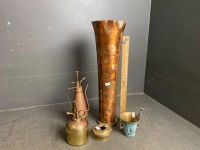 Selection of Copper and Brass Items