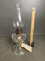 Clear Glass Oil Lamp - 2