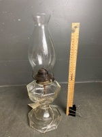 Clear Glass Oil Lamp - 3