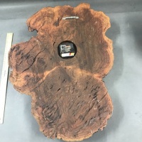 Wall Hanging Burl Clock - 2