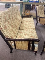 Mid Century 3 Piece Lounge and 2 Arm Chairs - 3