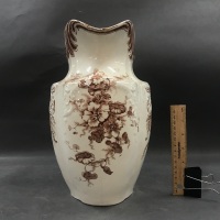 Large Victorian Transfer Printed Wash Jug - 4