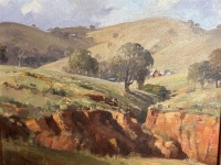 Les Graham Signed Oil on Board Landscape - 2