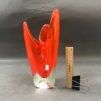 Murano Style Mid Century Glass Vase