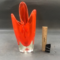 Murano Style Mid Century Glass Vase - 2