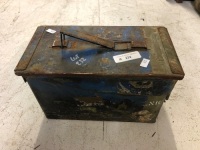 Small Ammo Box with Old Chain Inside