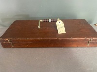 Vintage Cedar Tool Box with Antique Tools - 3