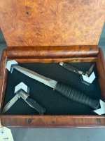 Wintage Tactical Dagger & 2 Rare Pocket Knives - 2