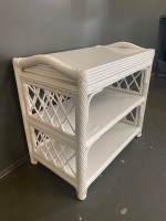 White Painted Wooden 3 Tier Stand - 2